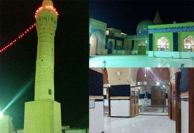 مسجد نخیله و مقبره ذوالکفل در مسیر پیاده روی اربعین