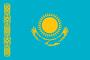 پرچم کشور قزاقستان از بزرگترین کشور جهان 