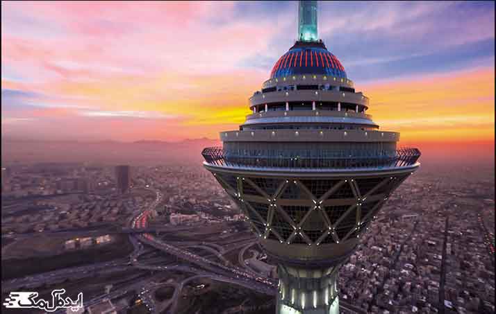 برج میلاد از جاذبه های گردشگری تهران