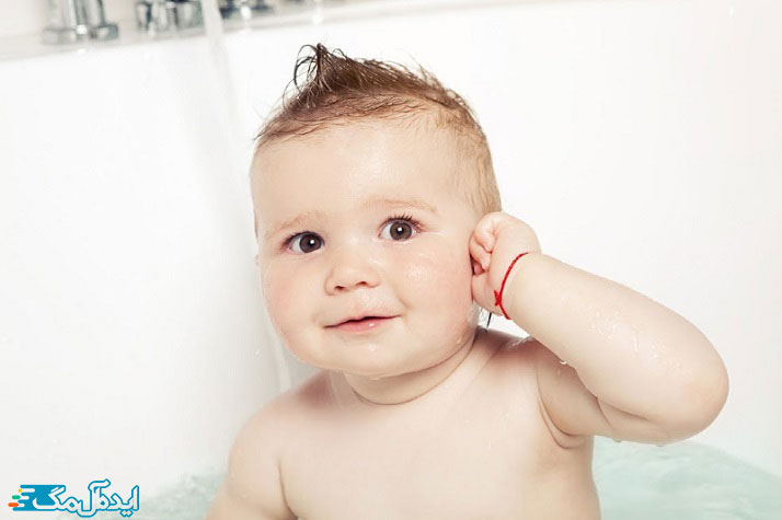 مراقبت از گوش کودک در حمام