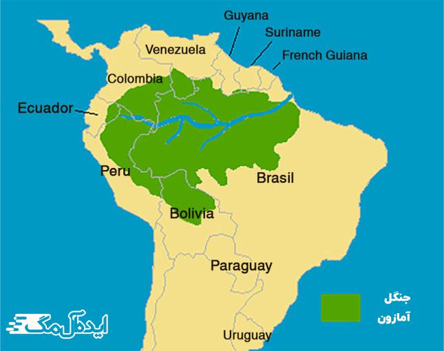 نقشه AMAZON