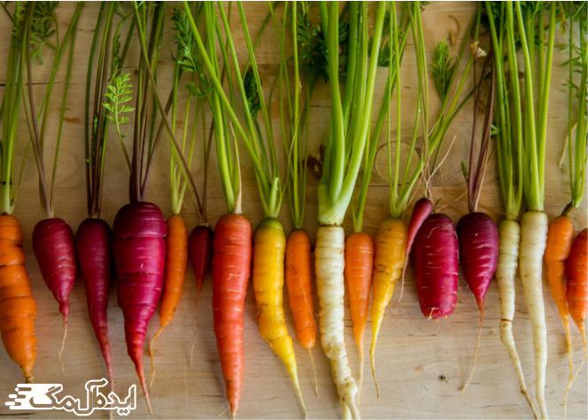 مواد مغذی مفید موجود در هویج