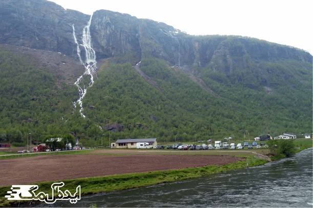 عکس دوم از آبشار Ølmåafossen
