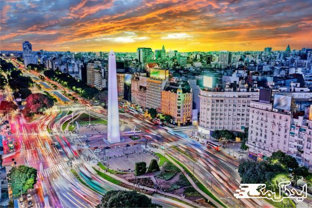 بوینس آیرس یکی از شلوغ ترین شهرهای جهان 