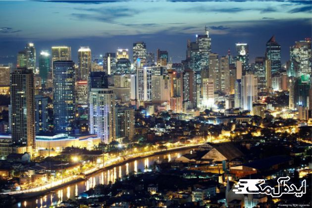 مانیل یکی از شلوغ ترین شهر های جهان 