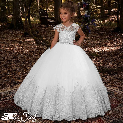 لباس عروسی پرنسسی کوچک