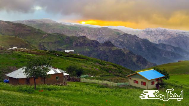 ییلاق سوباتان یکی از زیباترین عکس های شمال 