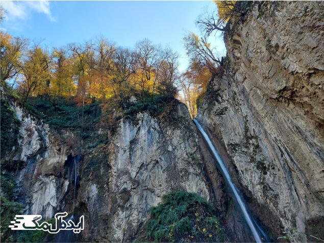 آبشار زیارت یکی از زیباترین عکس های شمال ایران