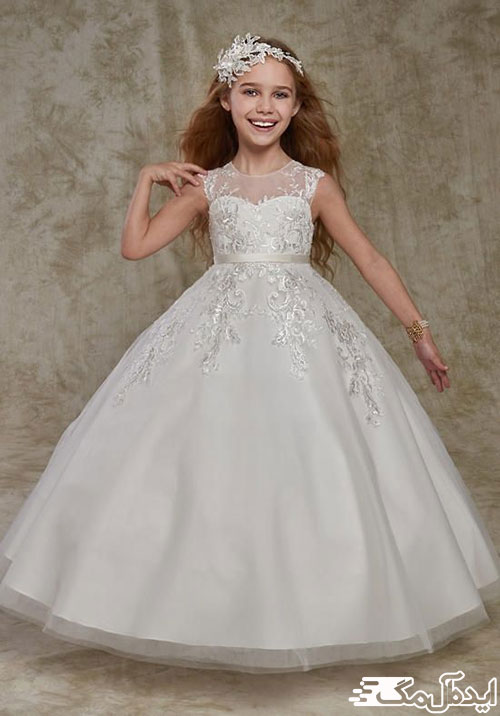شادی دختر‌ کوچولوهای دوست‌داشتنی در لباس عروس‌های پفی