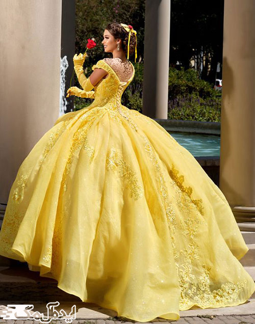 رنگ زرد، انتخابی شاد و متفاوت برای لباس عروس