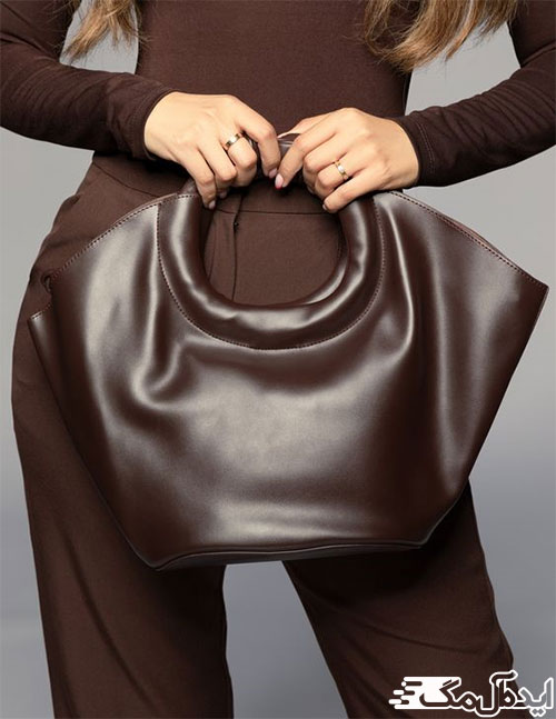 طراحی زیبا و جنس خوب در یک مدل کیف سایز بزرگ چرم برای بانوان