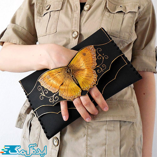 دستگیره پروانه‌ای کیف کلاچ شیک 