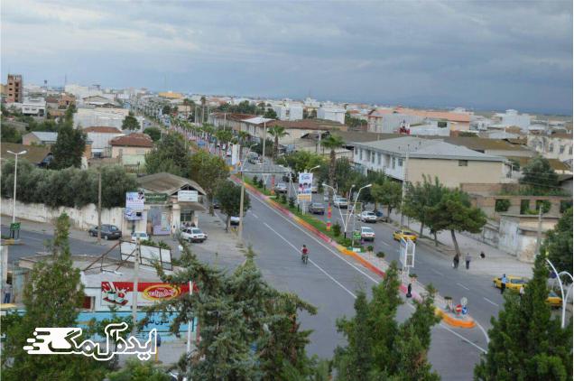 نمایی از بندر ترکمن یکی از زیباترین شهرهای ایران 