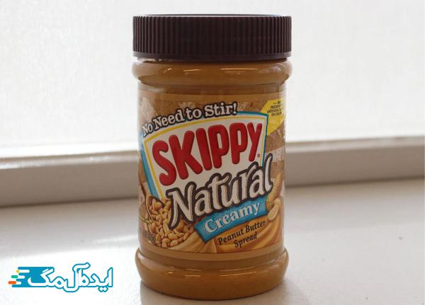 کره بادام زمینی Natural Skippy Peanut Butter