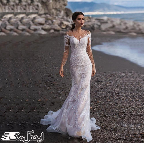 زیبایی و سادگی با لباس عروس‌های مدل ماهی