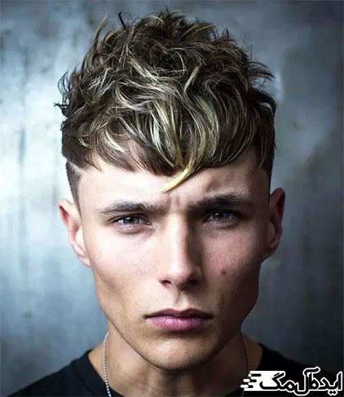ایجاد ظاهری مدرن با موهای مدل Textured Fringe برای مردان