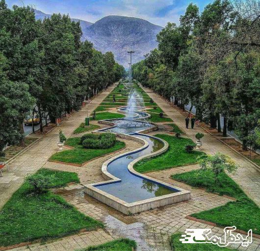 بلوار طاق بستان در استان کرمانشاه 