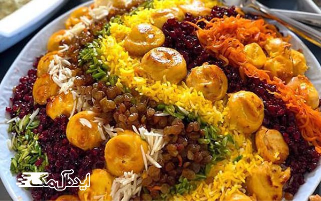 مرصع پل رستورانی یکی از انواع همه غذاهای ایرانی 