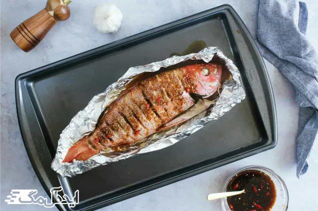 کباب ماهی سرخو یکی از لذیذترین ماهی های خلیج فارس