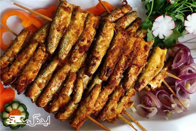کباب ماهی کیلکا 