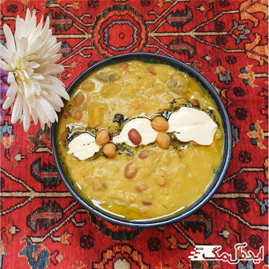 آش بادمجان یکی از انواع همه غذاهای ایرانی 