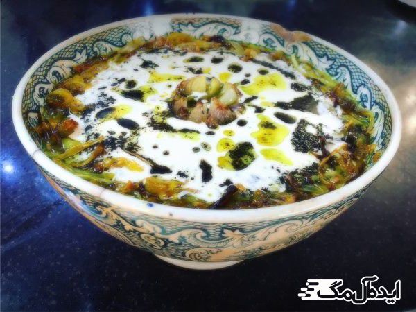 آش جو یک آش سنتی و بسیار لذیذ ایرانی 