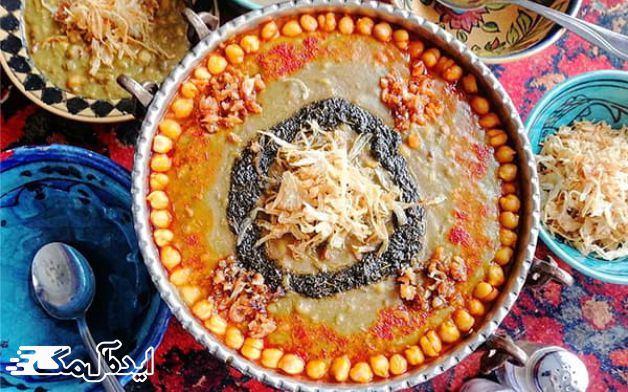 آش عباسعلی یک آش سنتی در کرمانشاه 