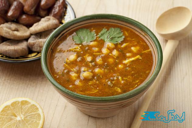 سوپ حریره مراکشی 