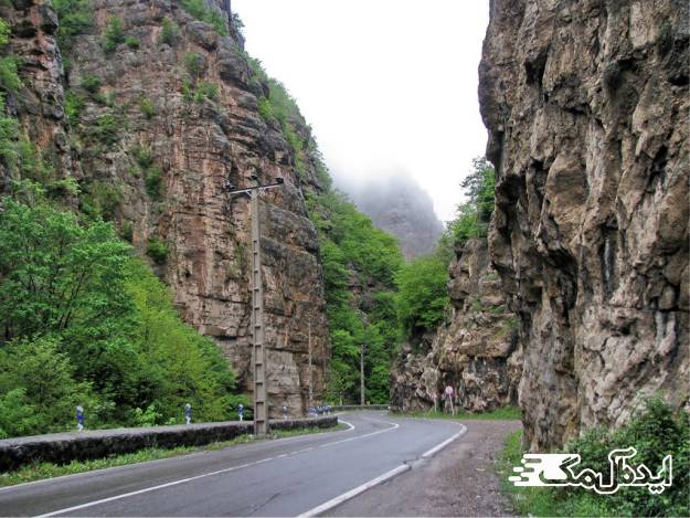 جاده چالوس یکی از زیباترین جاده‌های ایران 