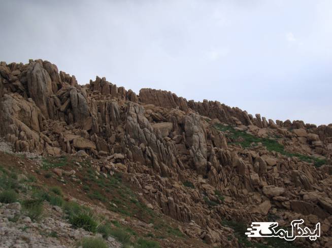 ارتفاعات تته در استان کردستان 