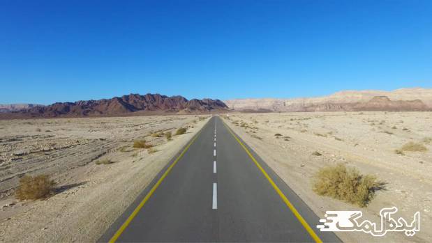 جاده شهداد به نهبندان یکی از زیباترین جاده های ایران در بهار 