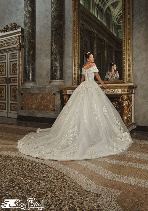 طرحی نوستالژیک و زیبا از لباس عروس‌های پرنسسی 2023