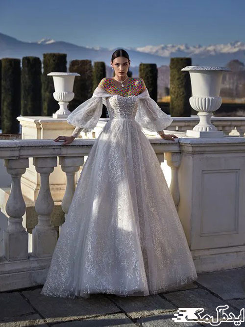 انتخاب لباس عروس مدل آف شولدر در سال 2023