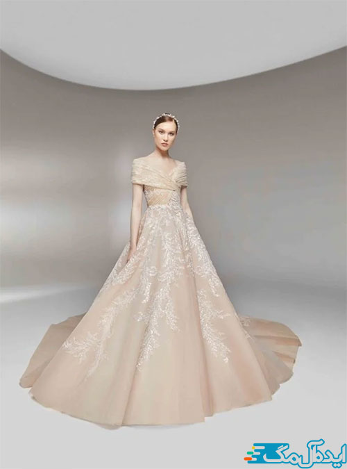استفاده از رنگ‌های ملایم و خاص برای لباس عروس‌های پرنسسی سال 2023