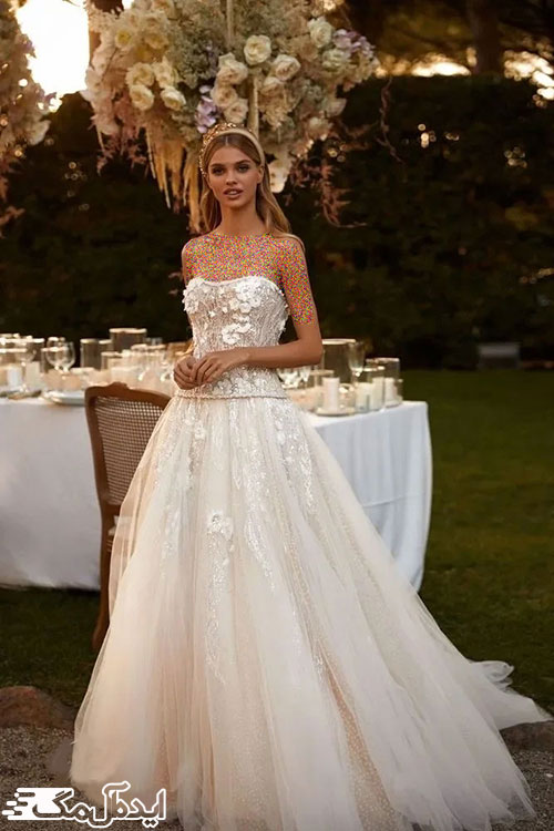 محبوب‌ترین مدل‌های لباس عروس پرنسسی 1402