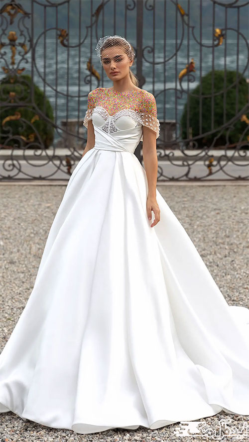 انتخاب لباس عروس شیک و زیبا، مطابق با آخرین مدل‌های سال 2023