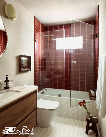 حمام مدرن با رنگ سال 1402