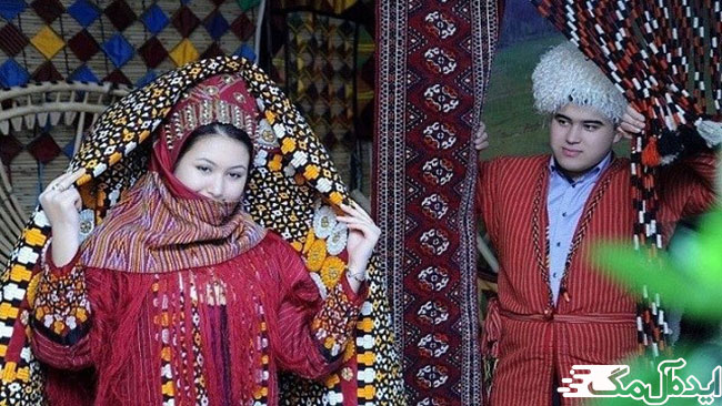 لباس عروس ترکمن صحرا