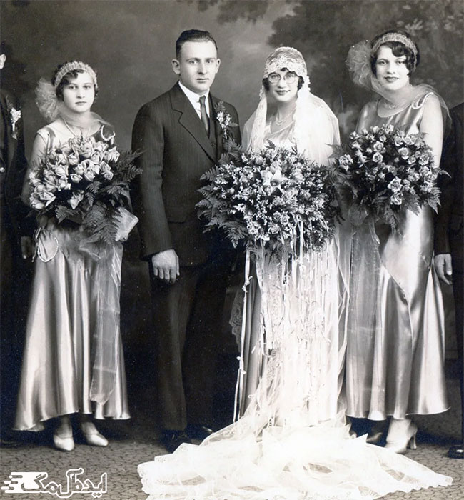 مدل طراحی لباس عروس در دهه 1930