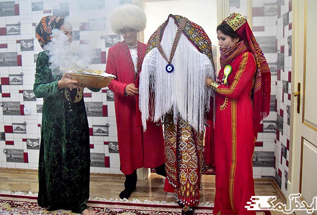 لباس عروس در میان اقوام ترکمن