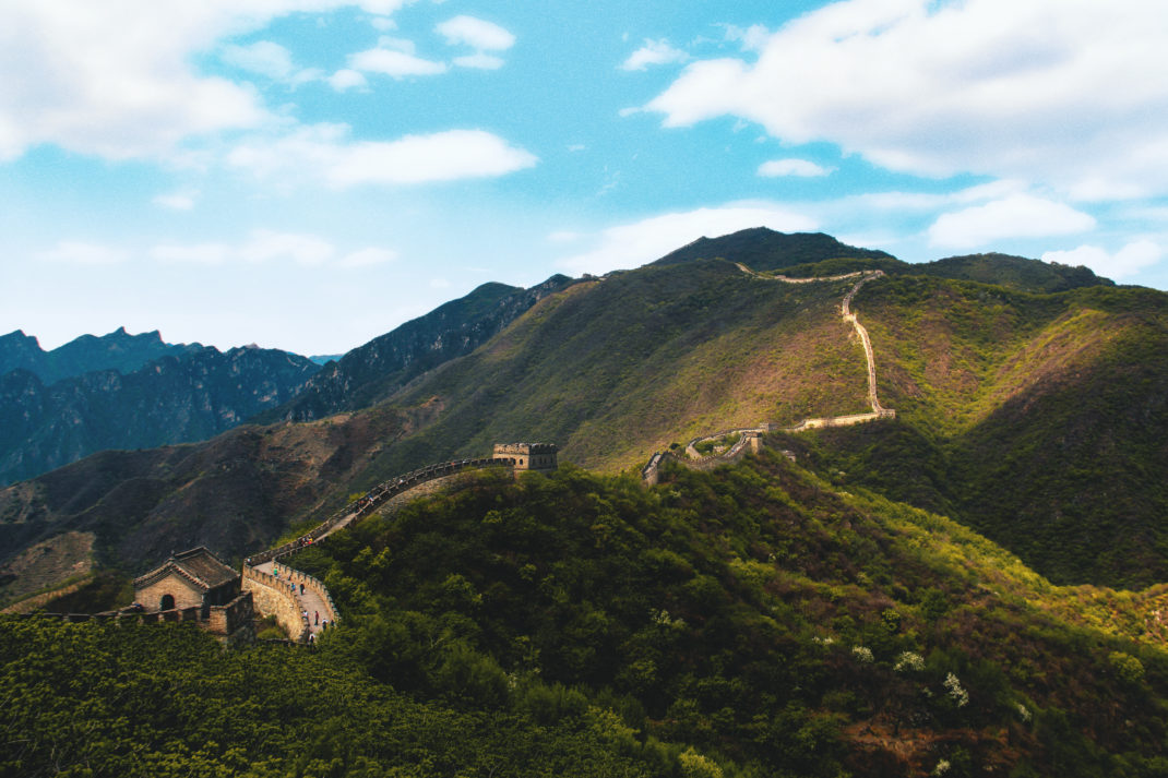نمایی زیبا از دیوار بزرگ چین
