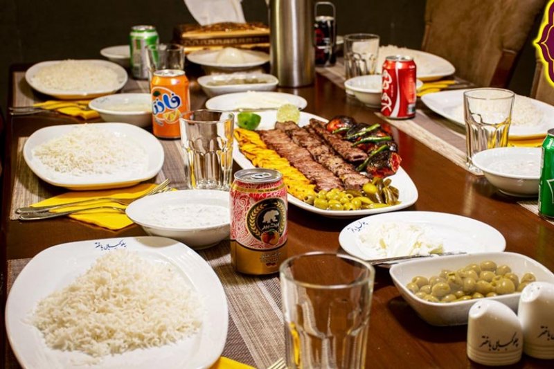 غذاهای رستوران باختر تبریز