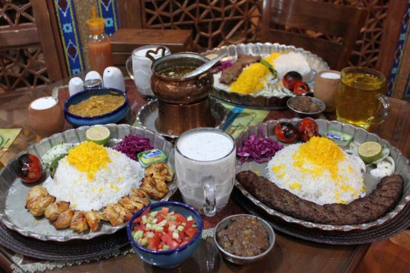 غذای رستوران مرشد تهران