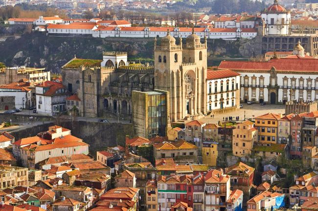 نمایی از شهر پورتو در پرتغال