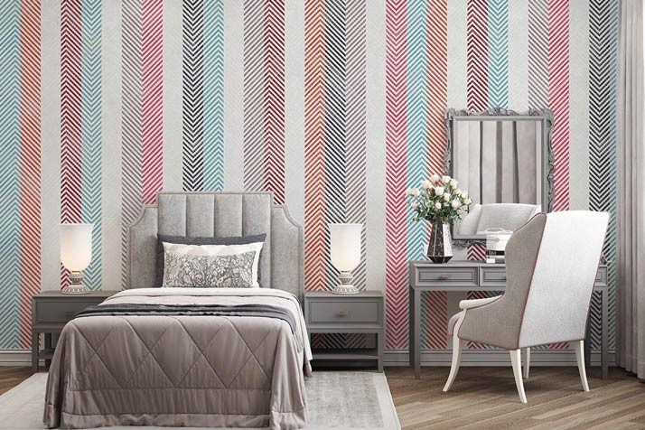 کاغذ دیواری راه راه