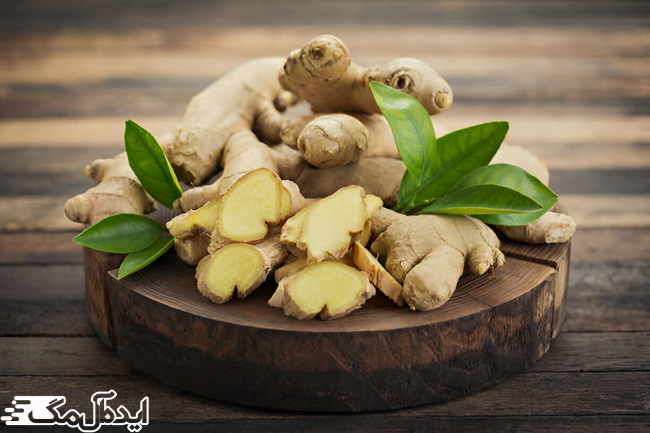 مقداری زنجبیل برای درمان تنبلی تخمدان