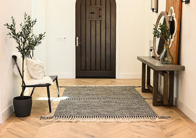 فرش مناسب راهرو ورودی با توجه به ابعاد خانه