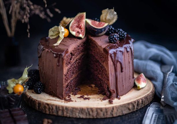 طرز تهیه کیک خیس شکلاتی