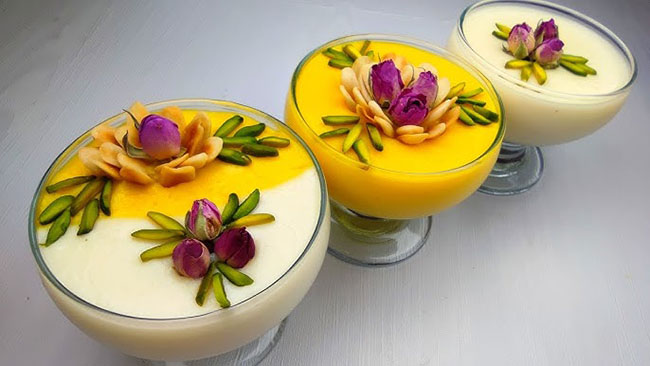 دستور پخت فرنی با آرد برنج