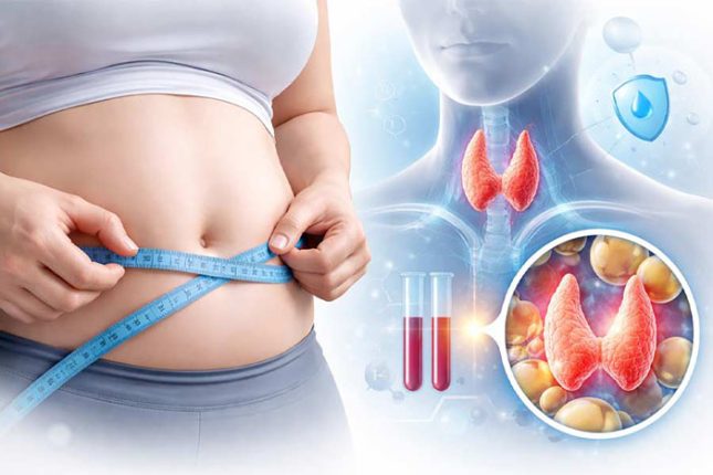 بزرگی شکم در تیروئید کم کار [ بررسی علمی تاثیر کم کاری تیروئید بر چاقی شکم ]